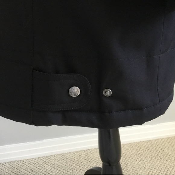 London Fog Evelyn 3/4 Length Black Winter Jacket, Size L - Picture 9 of 13